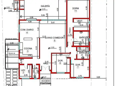 Casa en Alquiler de 3 dormitorios