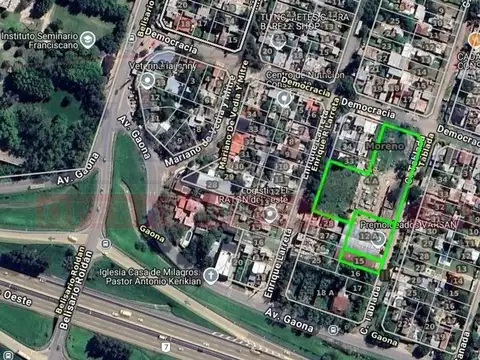 LOTE DE 4.680 CON GALPÓN DE 900 M² A METROS DE LA COLECTORA