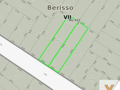 Terreno en Venta de 910,0 m2