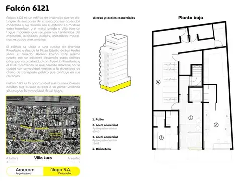 Departamento en Venta de 1 dormitorio
