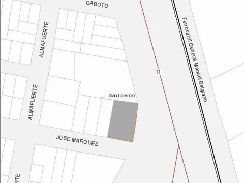 Venta Lote 2290m2 , San Lorenzo - Gazze
