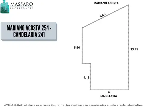 Terreno en Venta en Floresta, USD 150.000
