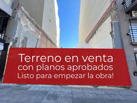 Espectacular TERRENO en venta con PLANO APROBADOS! Listo para empezar la obra 