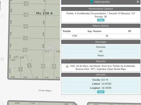 Terreno Lote  en Alquiler ubicado en Avellaneda, Avellaneda