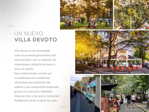 Venta de monoambiente en Villa Devoto