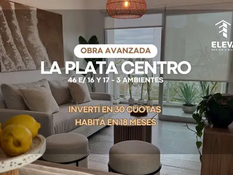 DEPARTAMENTO EN VENTA LA PLATA OBRA AVANZADA