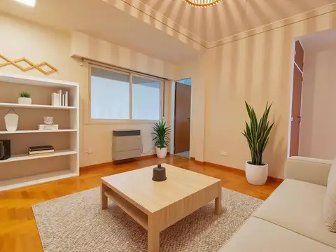 Departamento 2 ambientes con 1 baño