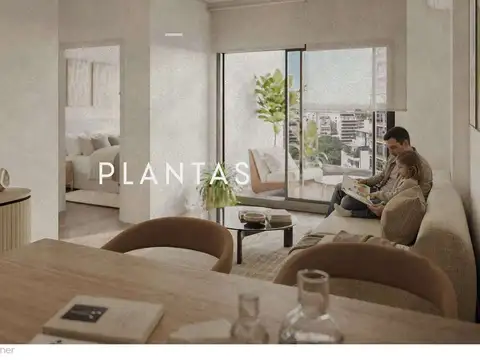 Departamento 3 ambientes con 2 baños