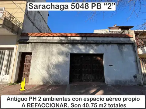 Depto Tipo Casa en Venta de 2 ambientes