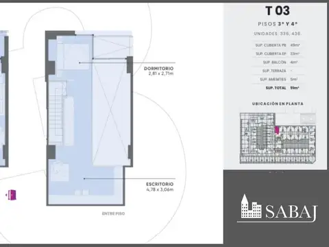Departamento en Venta Apto profesional