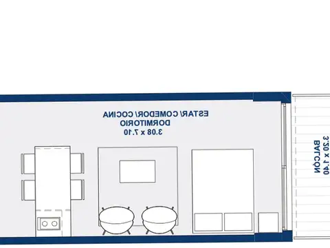 Departamento en Venta de Monoambiente