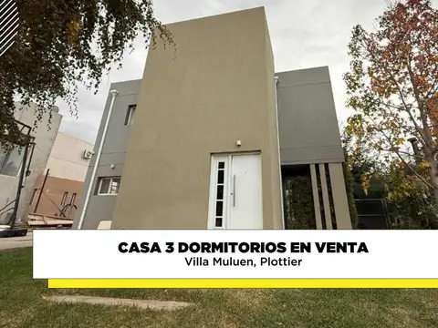 Casa 3 dorm en venta Finca villa muluen Plottier