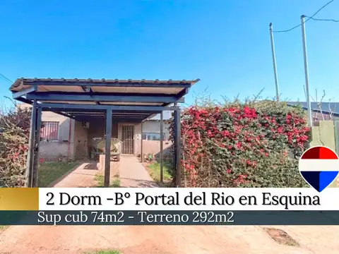 ALQUILER CASA 2 DORM. PORTAL RIO COLORADO PLOTTIER