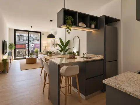 Departamento en Venta de 1 dormitorio