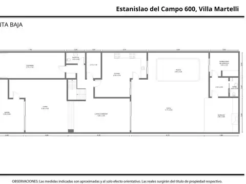 Casa 4 ambientes con 2 baños