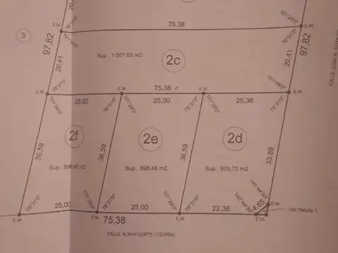Terreno en Venta de 1500,0 m2