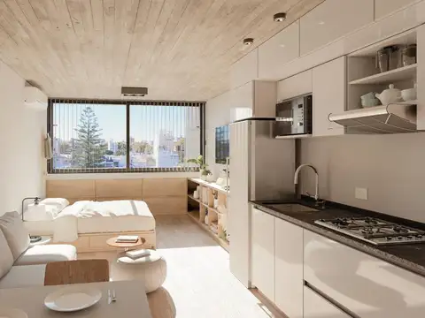 Departamento Monoambiente con 1 baño