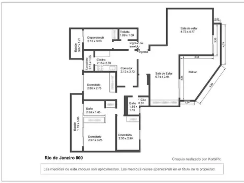 Departamento en Venta en Almagro, USD 270.000