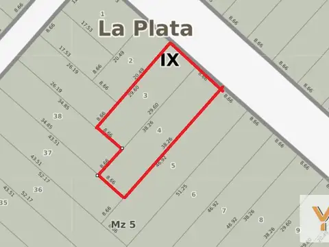 Terrenos en venta - 587Mts2 - Ignacio Correas Arana