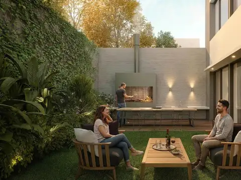 Colegiales | 3 ambientes con jardin y parrilla propia con Amenities