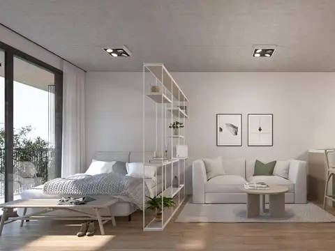 Departamento 2 ambientes con 1 baño