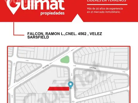 Terreno en Venta en Velez Sarsfield, USD 260.000