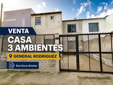 VENTA PH 3 AMBIENTES CON PATIO GENERAL RODRIGUEZ