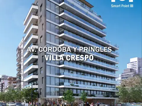 VENTA 2 AMB en SUITE 49MTS AMENITIES - VILLA CRESPO SMART POINT III Entrega MAYO 2026