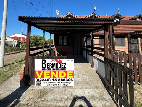 Duplex venta 3 amb Mar del tuyu calle 84 y 1 vista al mar