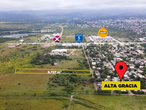 ALQUILER LOTE INDUSTRIAL (ALTA GRACIA), CORDOBA