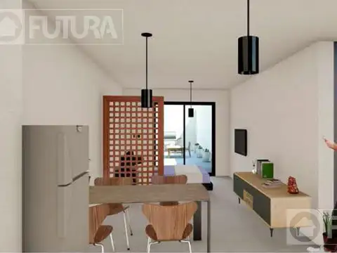 Departamento Monoambiente con 1 baño