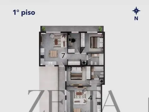 Departamento en Venta de 2 dormitorios