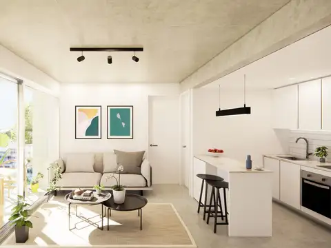 Departamento 2 ambientes con 1 baño