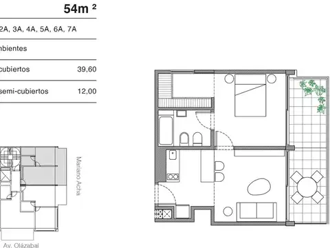 Departamento en Venta en Villa Urquiza, USD 137.800