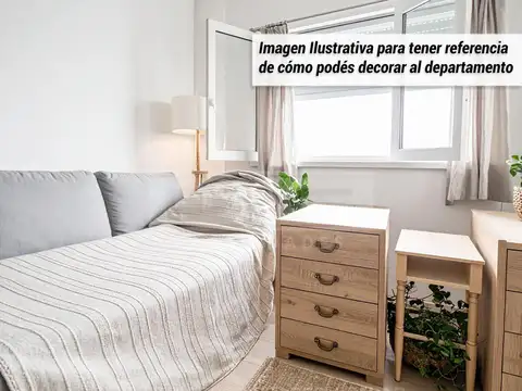 Departamento 3 ambientes con 1 baño