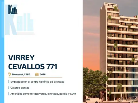 Departamento en Venta en Monserrat, USD 97.607
