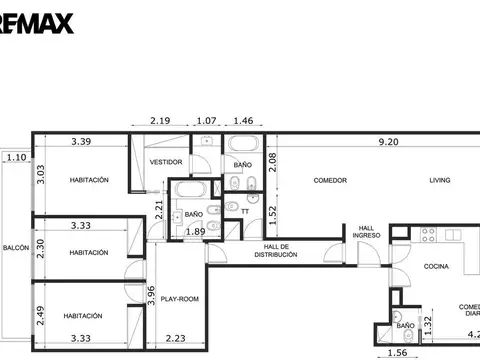 Departamento en Alquiler de 4 ambientes