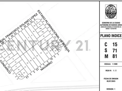 Terreno en Venta 8,66  mts Frente
