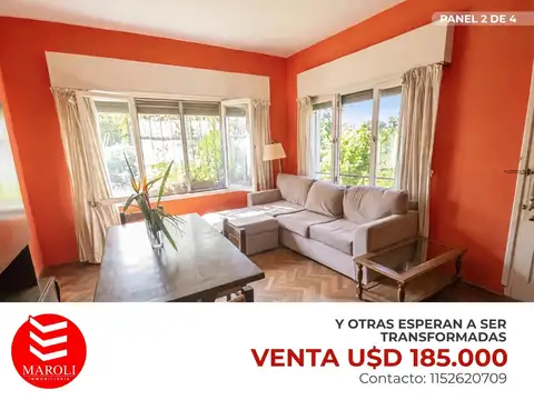 Casa 3 ambientes con 1 baño