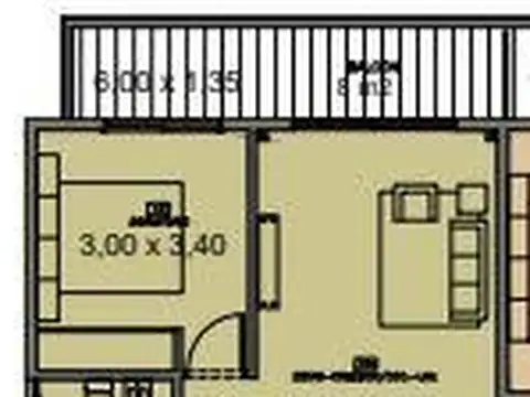 Departamento en Venta de 2 ambientes