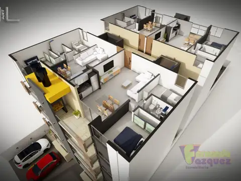 Departamento en Venta con 1 cocheras