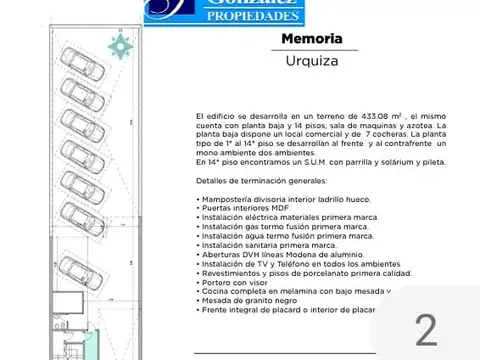 Departamento en Venta de Monoambiente