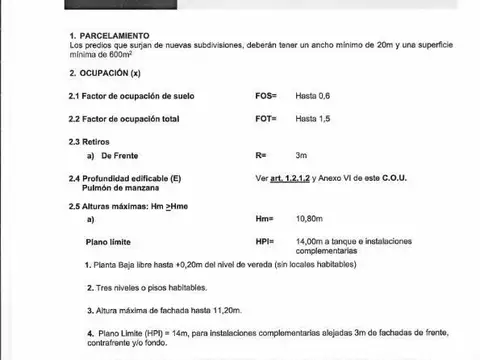 Terreno en Venta de 311,0 m2