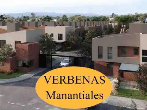 MANANTIALES 2 - Dúplex 3 Dorm en VERBENAS Housing. Seg 24 hs