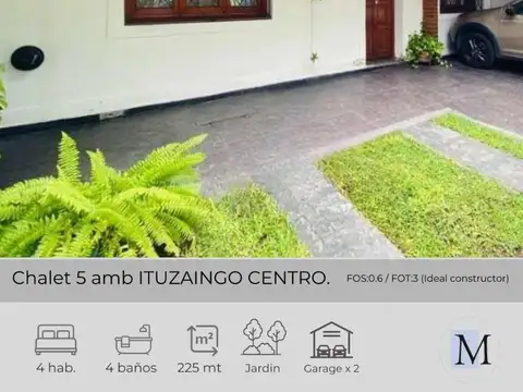 Se vende Chalet  en Ituzaing Norte, Ideal Inversor