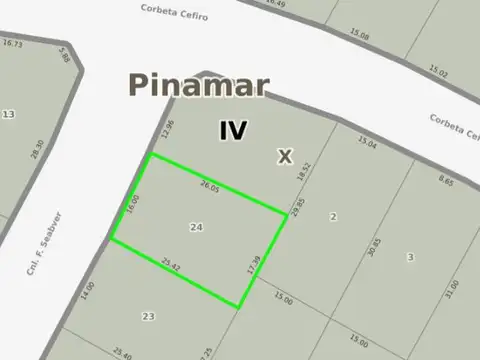 Terreno en Venta de 435,0 m2