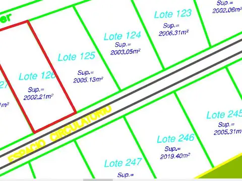 Lote terreno 126 en venta. Barrio La Elina,Comarcas de Lujan