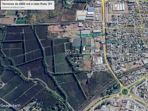 Vendo Terreno a metros Ruta 151 - Cipoletti