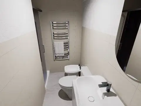 Casa 2 ambientes con 1 baño