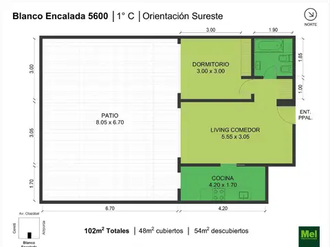 Blanco Encalada 5600, Piso 1